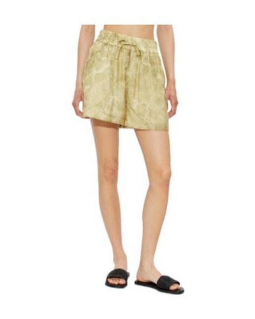 AllSaints Natural Isla Printed Drawstring Shorts