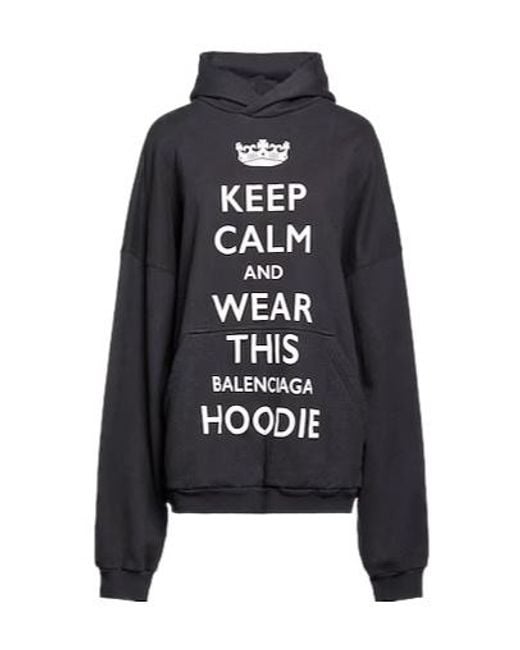 Balenciaga Black Loose Long-Sleeve Sweatshirt
