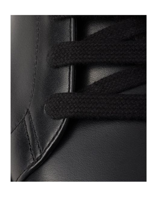 Prada Black Leather Sneakers for men