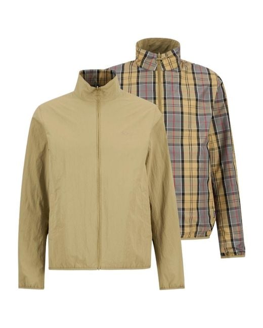 Barbour Green Reversible Korbel Showerproof Jacket for men
