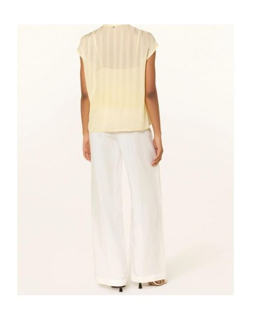 Liu Jo Natural Chain-Detail V-Neck Top