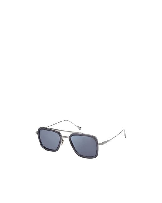 Dita Eyewear White Aviator Frame Sunglasses for men