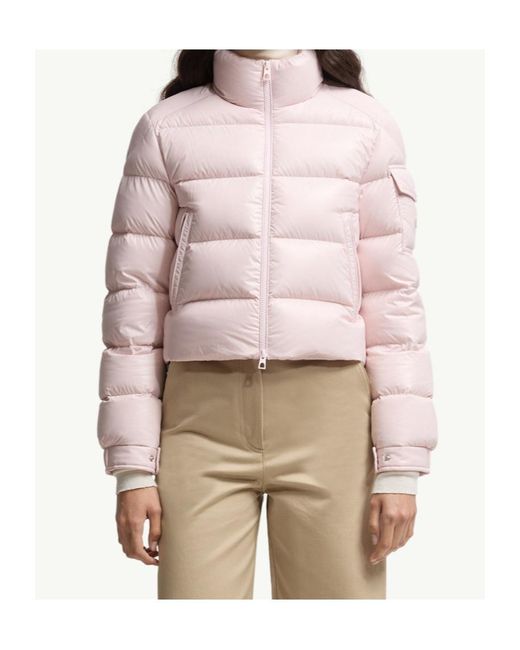 Moncler Pink Petra Short Down Jacket