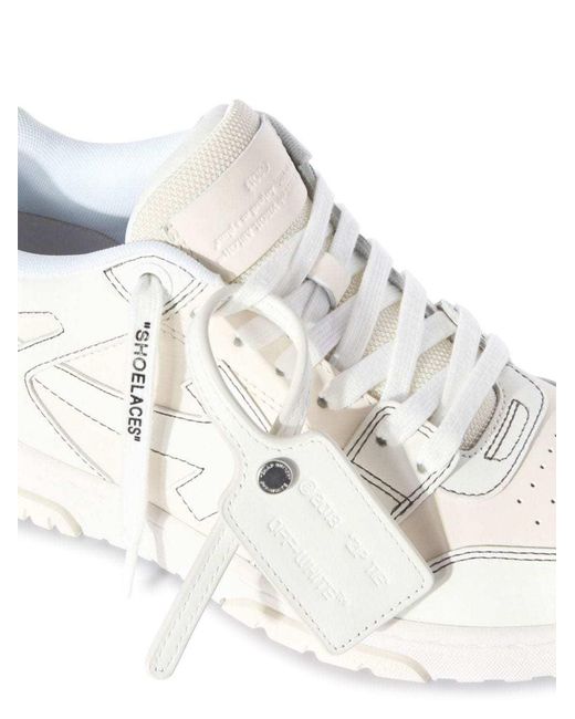 Off-White c/o Virgil Abloh White Out Of Office Low-Top Sneakers
