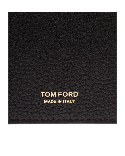 Tom Ford Black T Line Money Clip Wallet for men