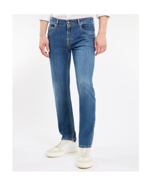 Fay Blue Slim Fit Jeans for men