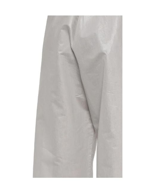 Paloma Wool Gray Loose-Fitting Casual Trousers