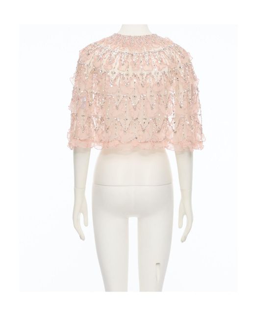 Valentino White Crew Neck Jacket