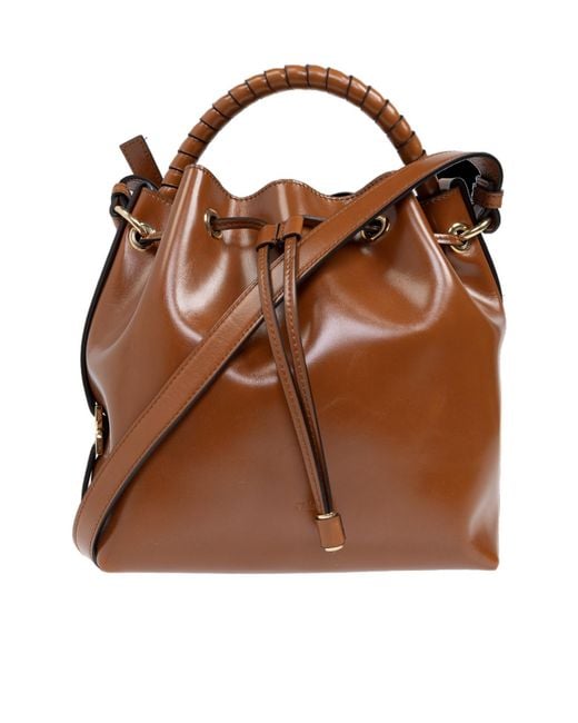 Chloé Brown Chloé Marcie Bucket Bag