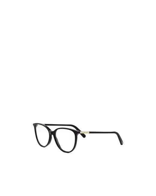 Dior White Eyewear Panthos Frame Glasses