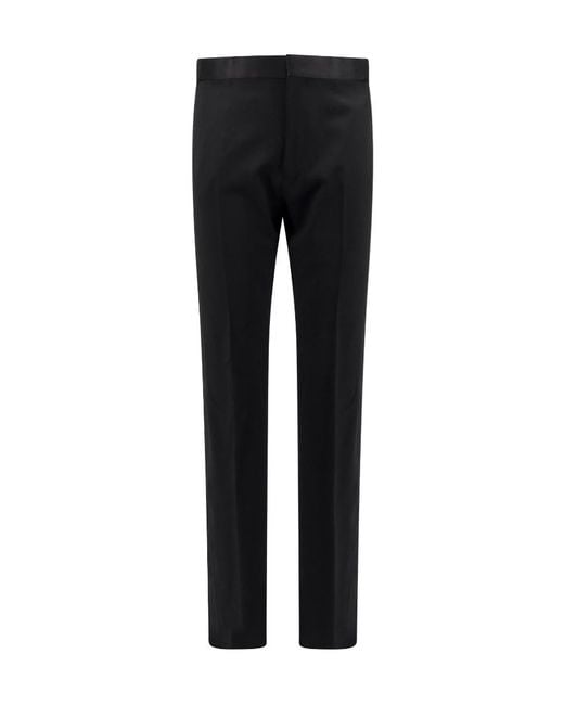 Tom Ford Black Straight-Leg Trousers for men