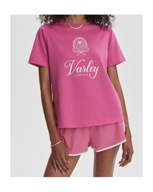 Varley Pink Coventry Tee