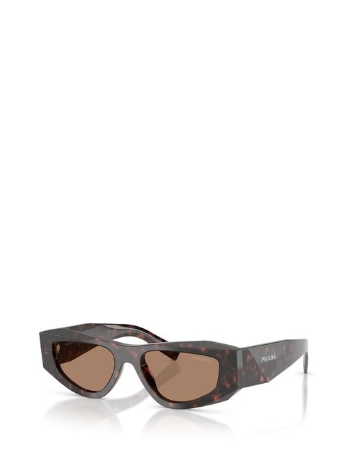 Prada White Eyewear Cat-Eye Sunglasses for men