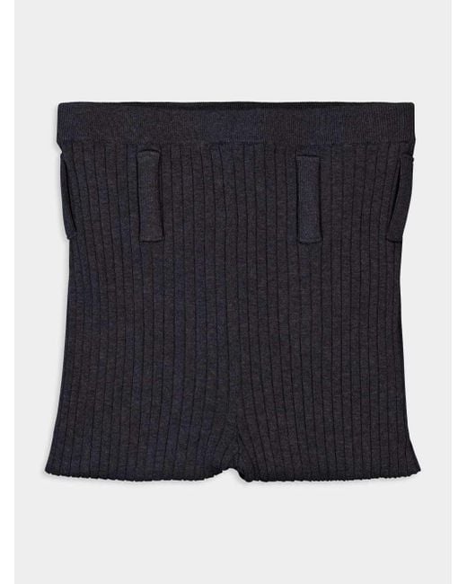 Prada Black Ribbed Leggings