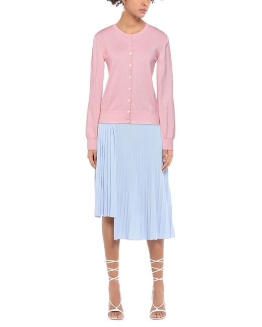 Dolce & Gabbana Pink Solid Knit Cardigan