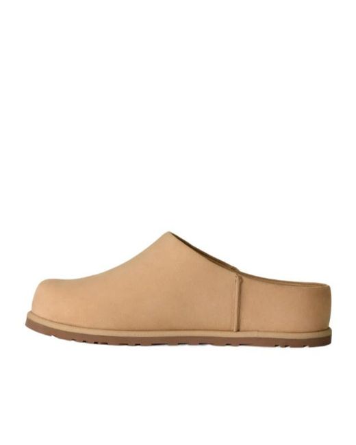 Ugg Brown Otzo Round-Toe Clogs