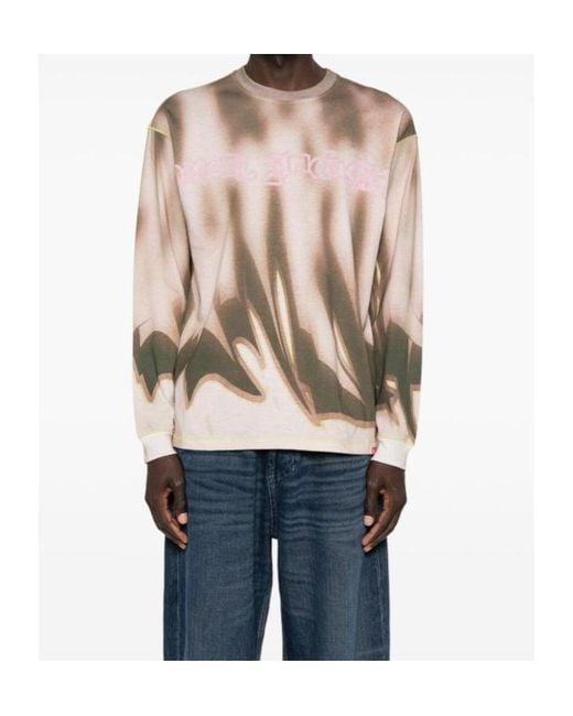 DIESEL Brown T-Boxt-Ls-Show Long Sleeved T-Shirt for men