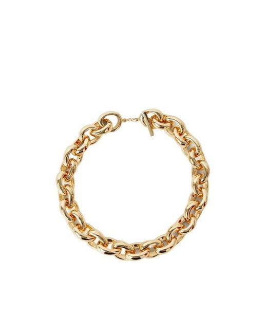 Joseph Metallic Chain-Link Necklace
