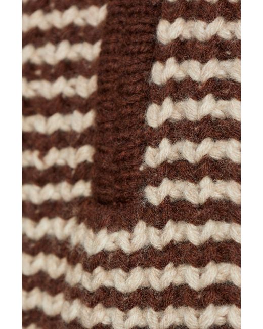 Studio Nicholson Brown Striped Sweater for men