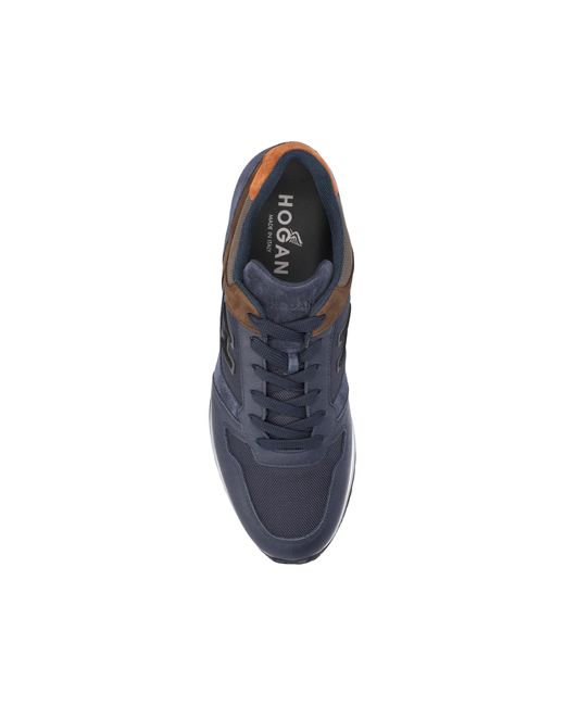 Hogan Blue H321 Low-Top Sneakers for men