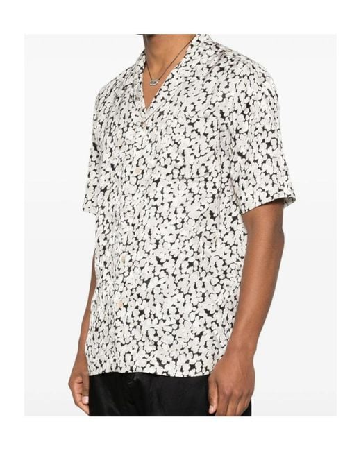Dries Van Noten White Short Sleeve Shirt for men