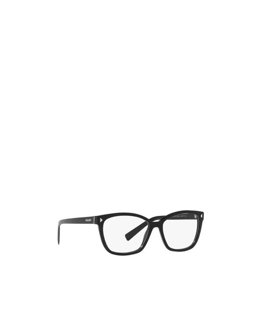 Prada White Eyewear Cat-Eye Frame Glasses