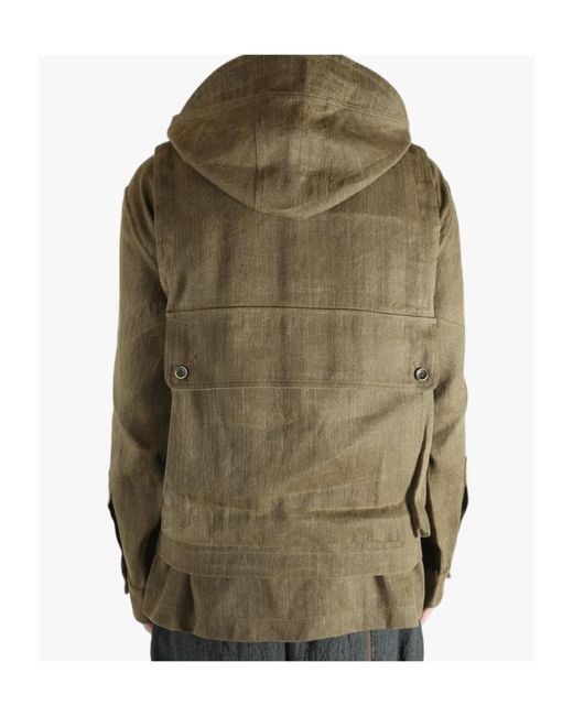 Uma Wang Green Jolt Jacket for men