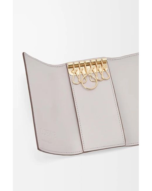 Loewe Gray Anagram Key Case