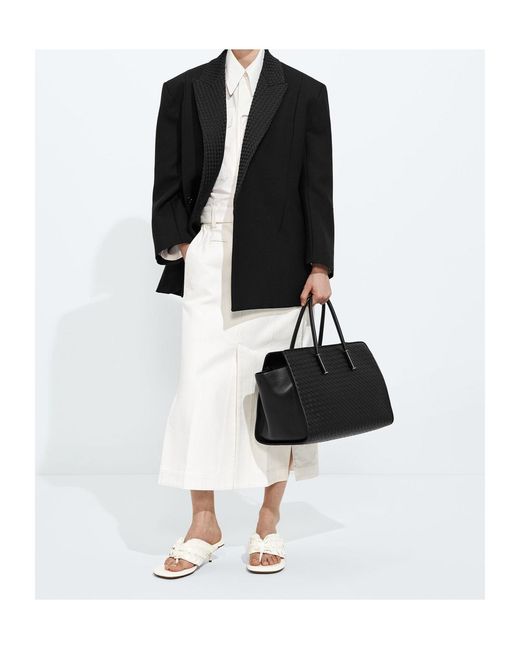 Bottega Veneta Black Barbara Tote