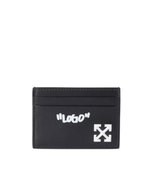 Off-White c/o Virgil Abloh Black Jitney Quote Card Holder for men