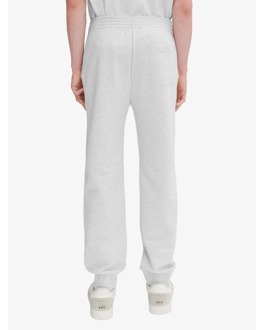 A.P.C. White Sweatpants for men