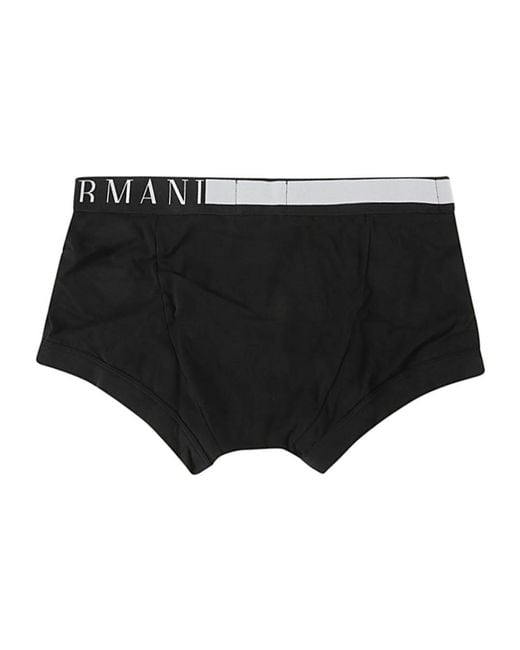 Emporio Armani Black Logo Underwear for men