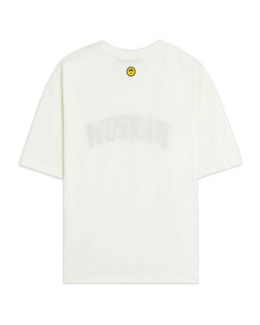 Barrow White Logo Jersey T-Shirt for men