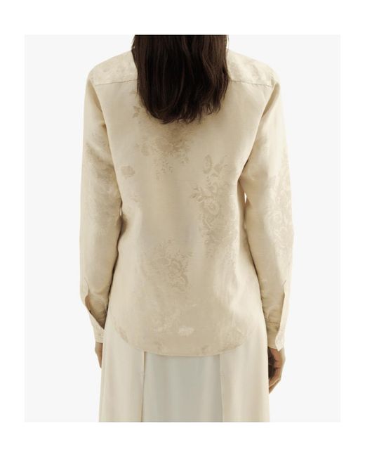 Jil Sander Natural Long-Sleeved Shirt