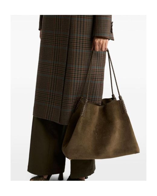 Etro Brown Large Libra Tote Bag
