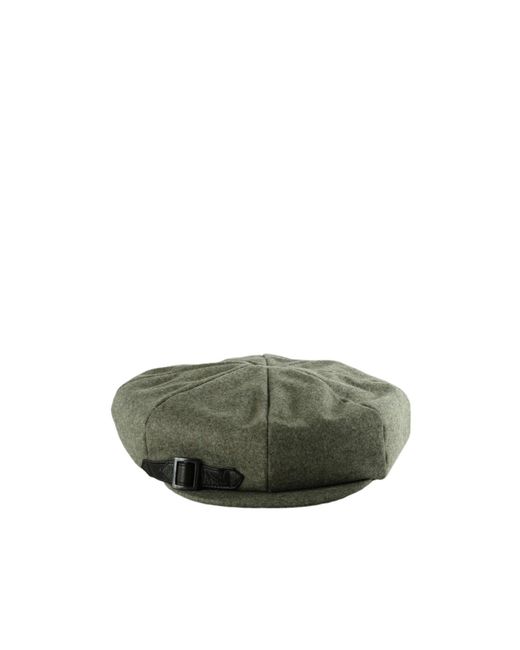Yohji Yamamoto Green 8 Panel Casquette Hat for men