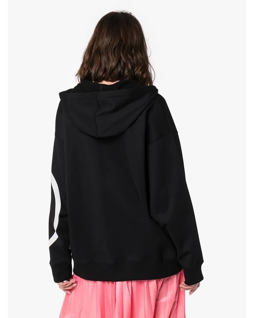 Valentino Black Vlogo Zipped Hoodie