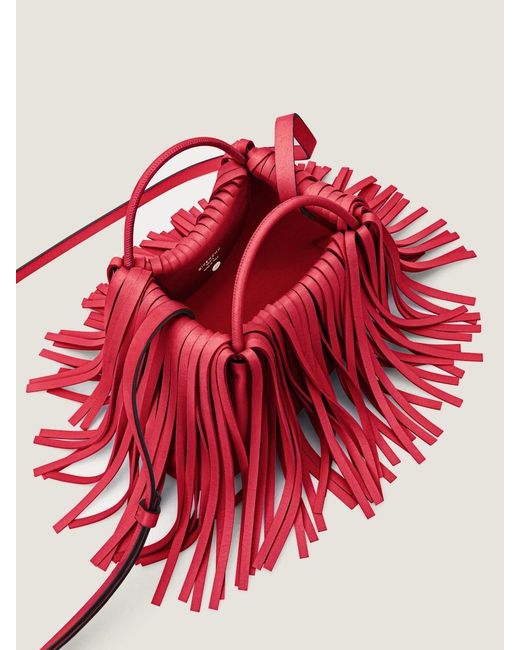 Givenchy Red Nano Facet Tote Bag