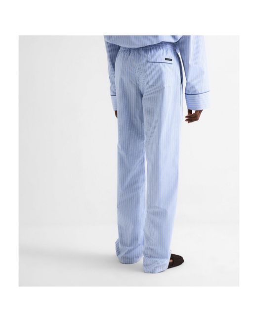 Dolce & Gabbana Blue Comfortable Versatile Casual Pants for men