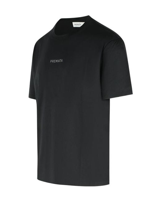 Premiata Black Logo-Print T-Shirt for men