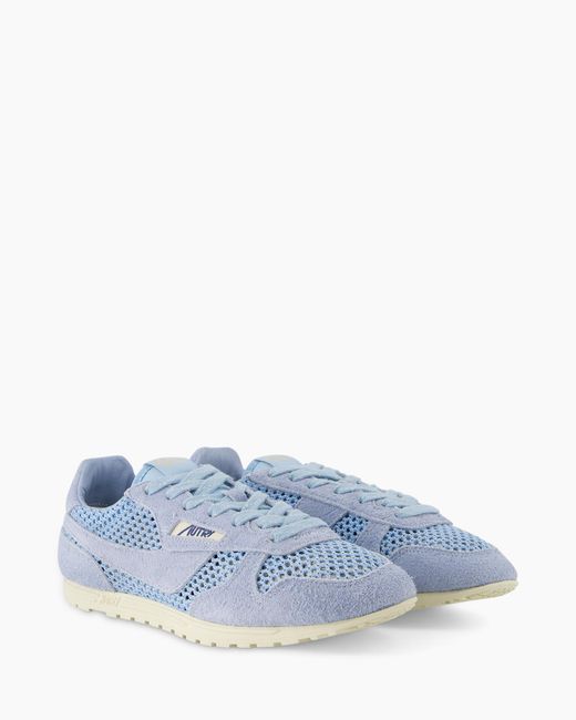 Autry Blue Windspin Low Sneakers