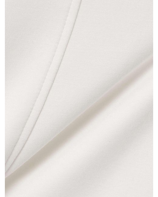 Varley White Hattie Stretch-Jersey Maxi Dress