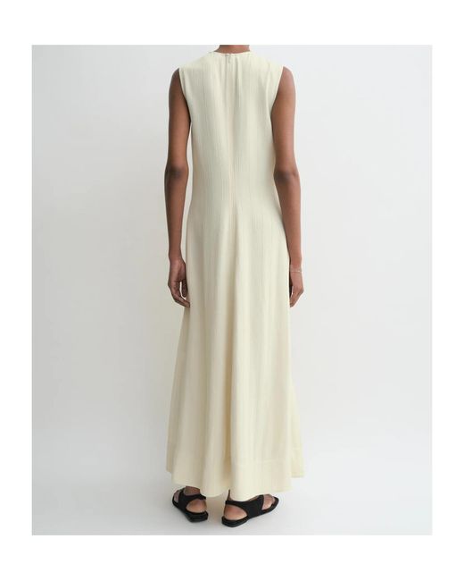 Totême White Sleeveless Maxi Dress