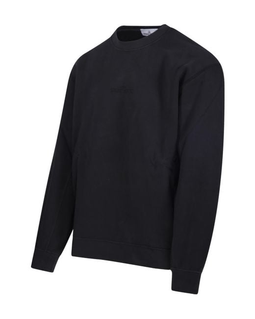 Stone Island Blue Round-Neck Sweater for men