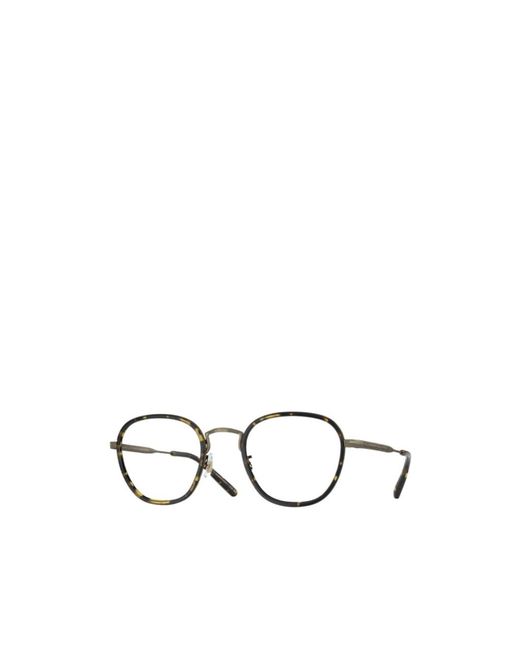 Oliver Peoples White Full Frame Plain Mirror for men