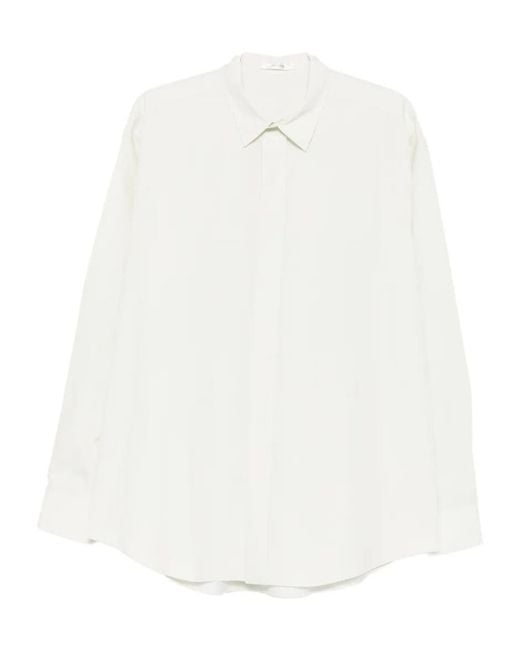 The Row White Long-Sleeved Shirt for men