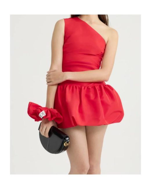 Patou Red One-shoulder Dress