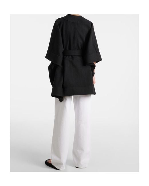 Wardrobe NYC Blue Belted Cape