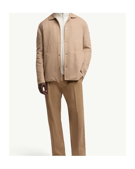 Moncler Natural Tagnit Reversible Shirt Jacket for men