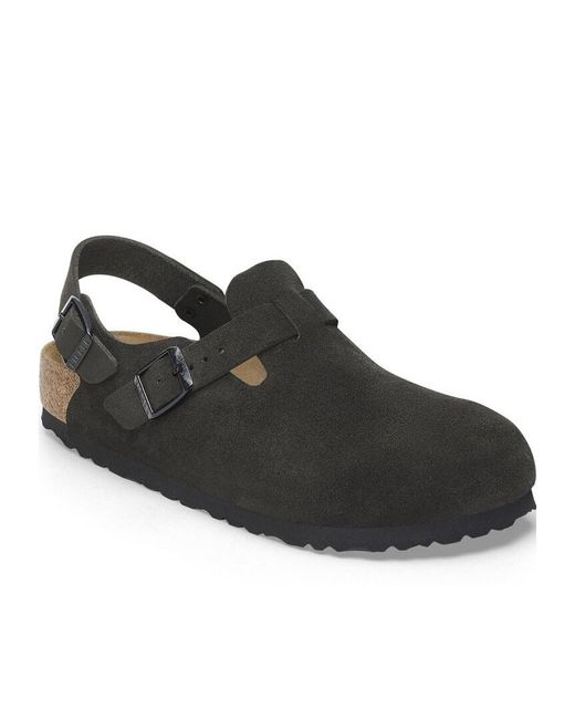 Birkenstock Black Tokio Side-Buckle Slingback Sandals for men